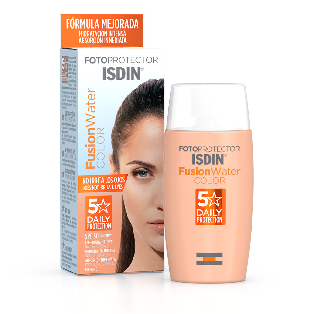 ISDIN FOTOPROTECTOR SPF 50 FUSION WATER MAGIC MEDIUM COLOR 50 ML