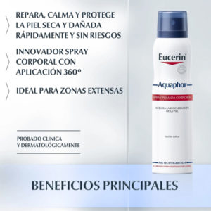 EUCERIN AQUAPHOR SPRAY POMADA CORPORAL 1 ENVASE 250 ML