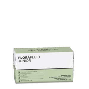 FLORA FLUID JUNIOR FARMACIA LATASA 10 FRASCOS PROBIOTICOS, DEFENSAS  Y FLORA INTESTINAL