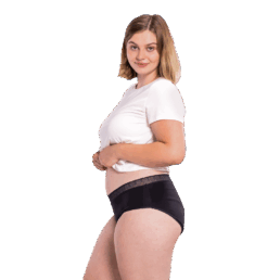 ENNA BRAGA MENSTRUAL HIPSTER NOCHE 1 UNIDAD TALLA M FLUJO ABUNDANTE COLOR NEGRO