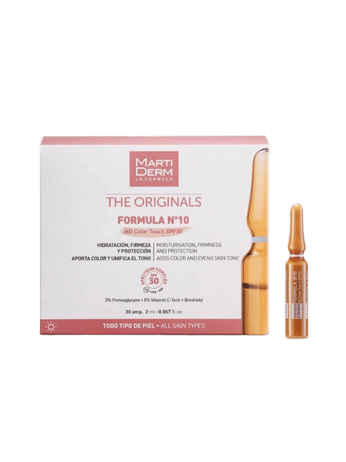 MARTIDERM FORMULA Nº 10 HD COLOR TOUCH SPF 30 30 AMPOLLAS 2 ML