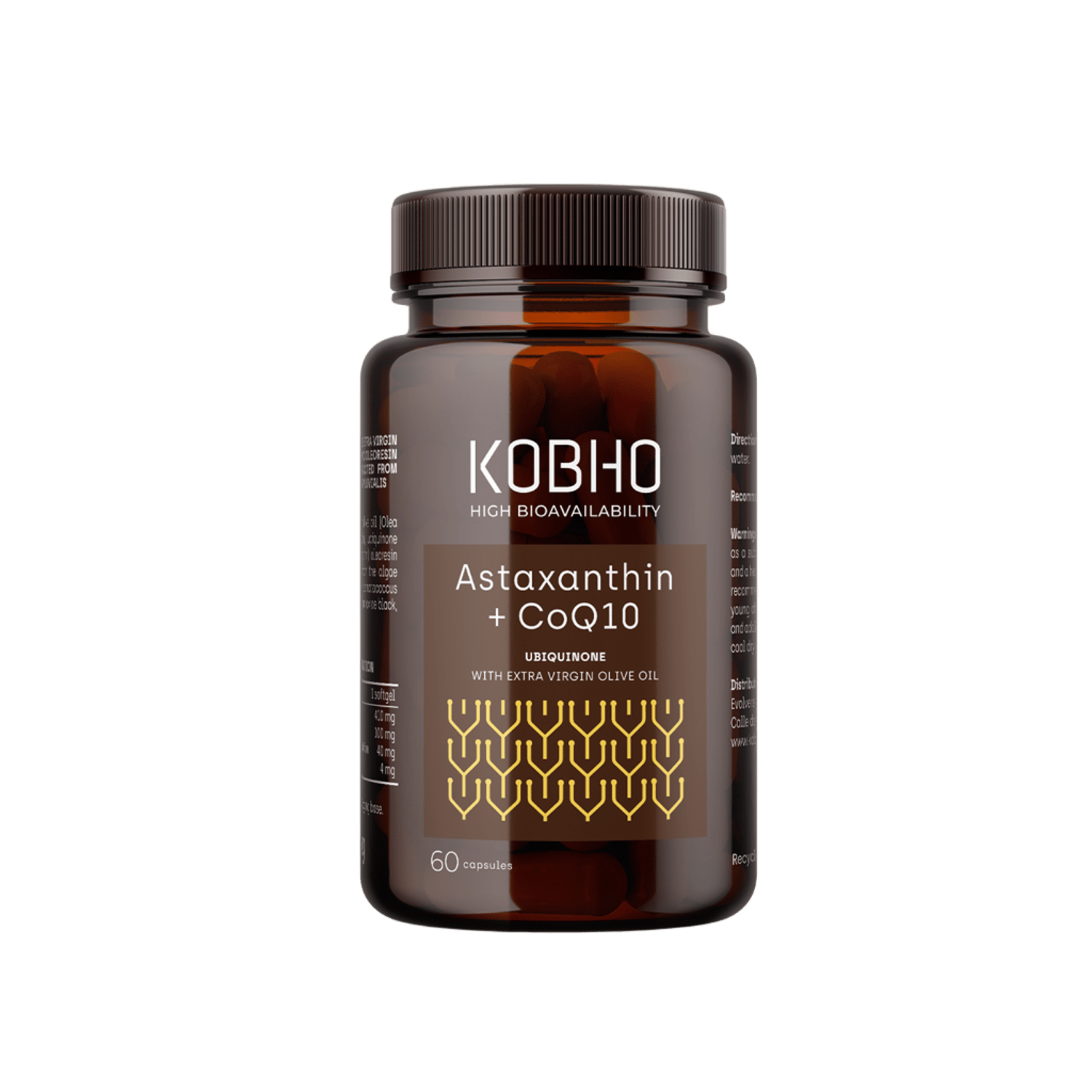 KOBHO ASTAXANTHIN+ COQ10 60 SOFTGELS
