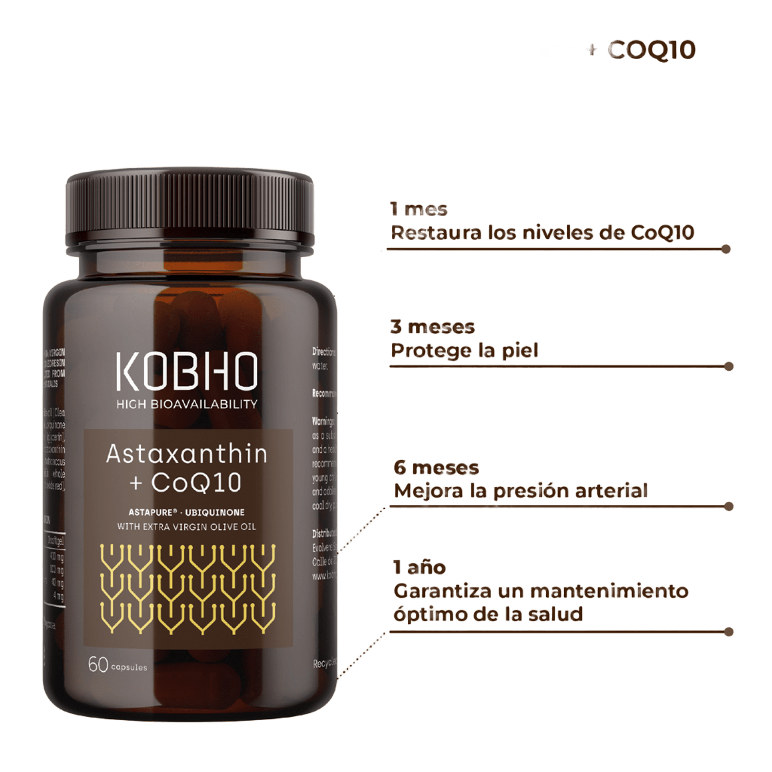 KOBHO ASTAXANTHIN+ COQ10 60 SOFTGELS