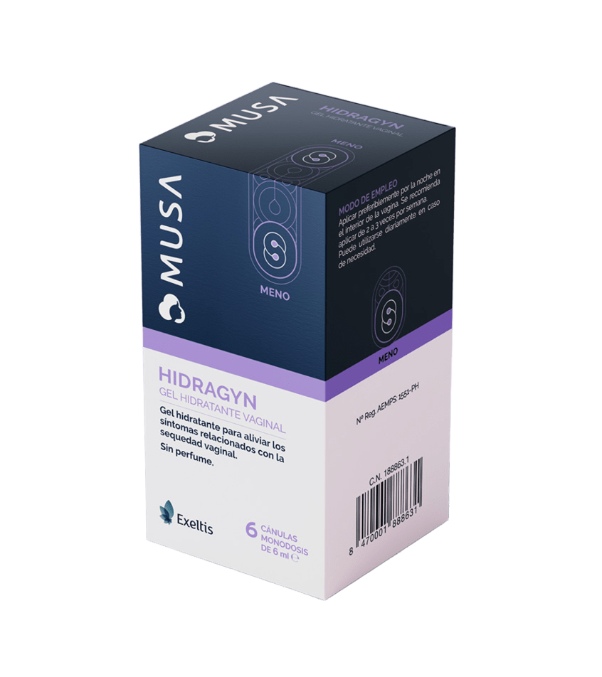 MUSA MENO HIDRAGYN GEL HIDRATANTE VAGINAL 6 CANULAS 6 ML