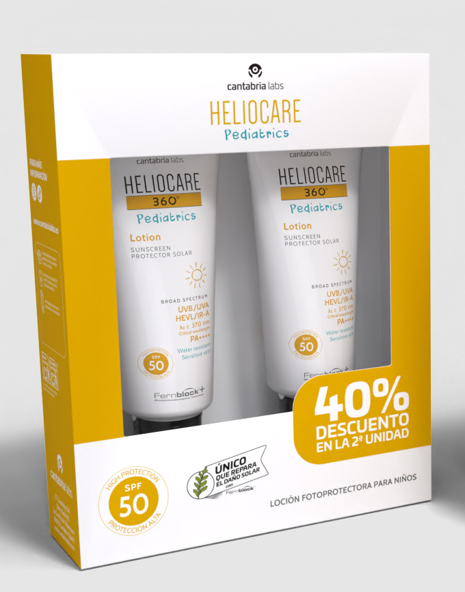 HELIOCARE 360 PEDIATRICS LOCION DUPLO 200ML -40%DTO