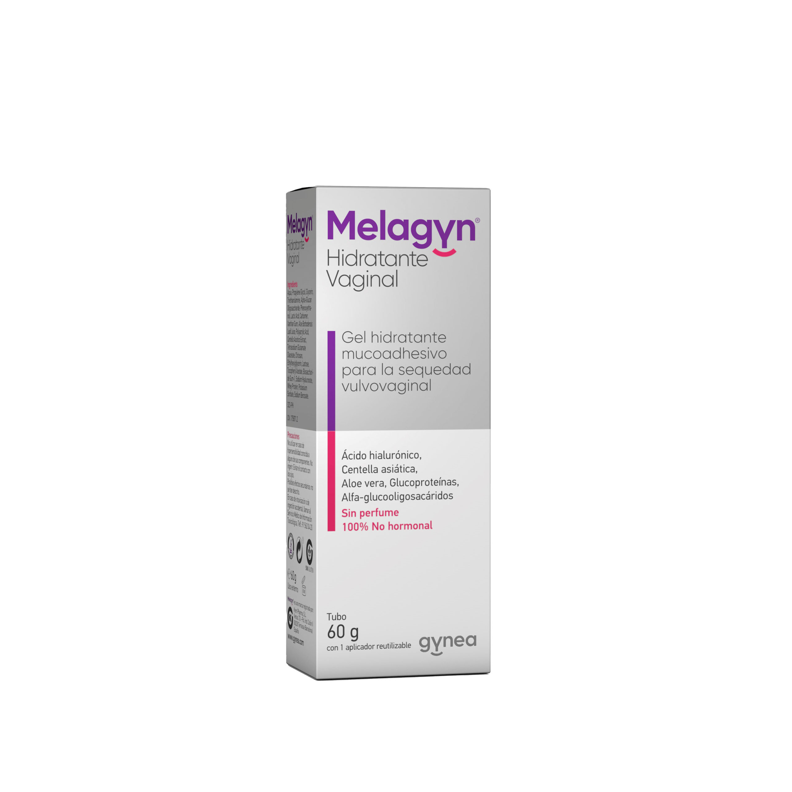 MELAGYN HIDRATANTE VAGINAL INTERNO TUBO 60G CON 1 APLIC. REUTILIZ.