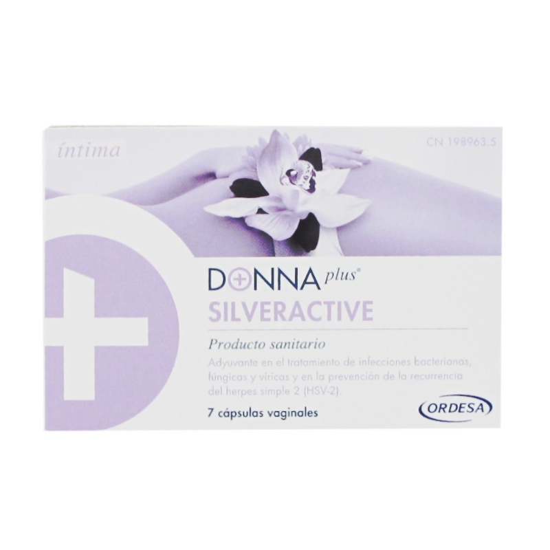 DONNA PLUS SILVERACTIVE 7 CAPSULAS VAGINALES