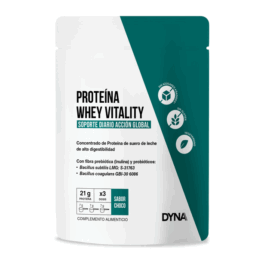 DYNA PROTEINA WHEY VITALITY SABOR CHOCO BOLSA 500G