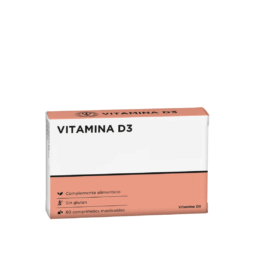 VITAMINA D3 FARMACIA LATASA 60 COMPRIMIDOS PARA HUESOS, MUSCULOS Y DEFENSAS