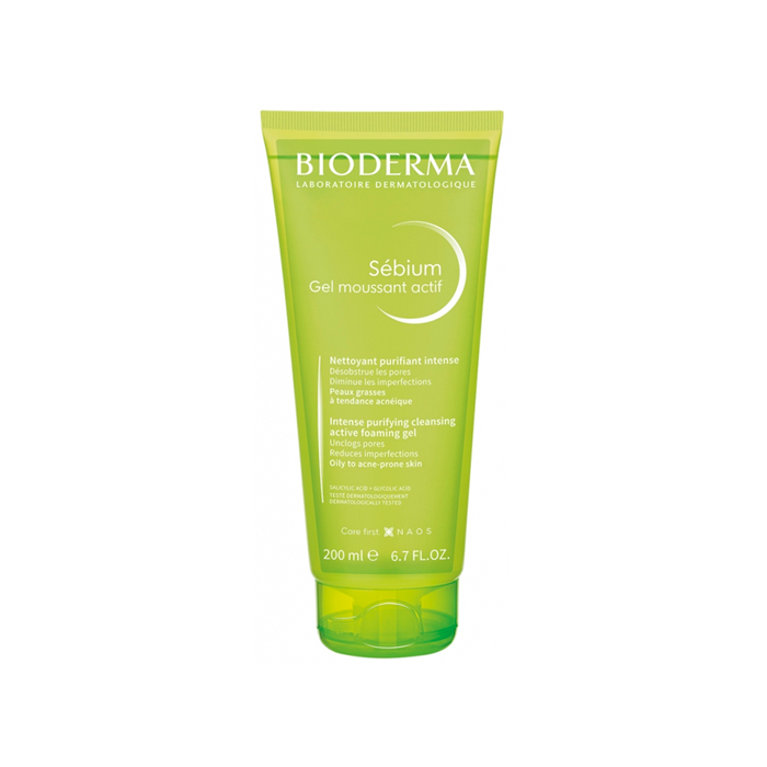 BIODERMA SEBIUM GEL MOUSSANT ACTIF 200 ML