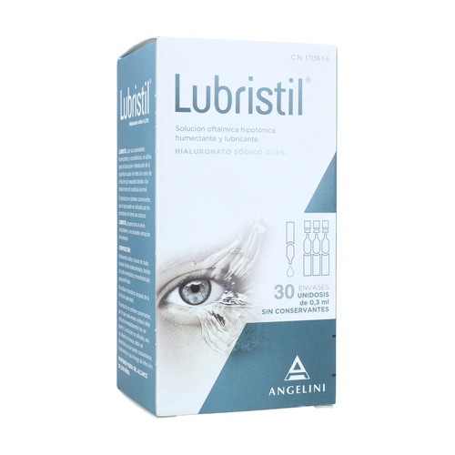 LUBRISTIL SOLUCION OFTALMICA 0.3 ML 30 MONODOSIS