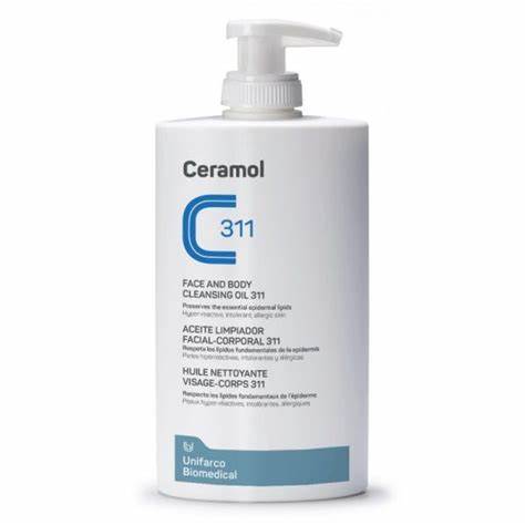 CERAMOL 311 ACEITE LIMPIADOR 400ML Limpieza fisiológica que respeta la barrera cutánea