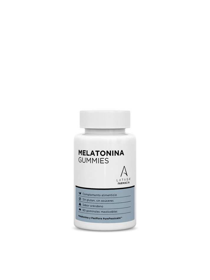 MELATONINA GUMMIES 60 GOMINOLAS MASTICABLES AYUDA A INDUCIR EL SUEÑO