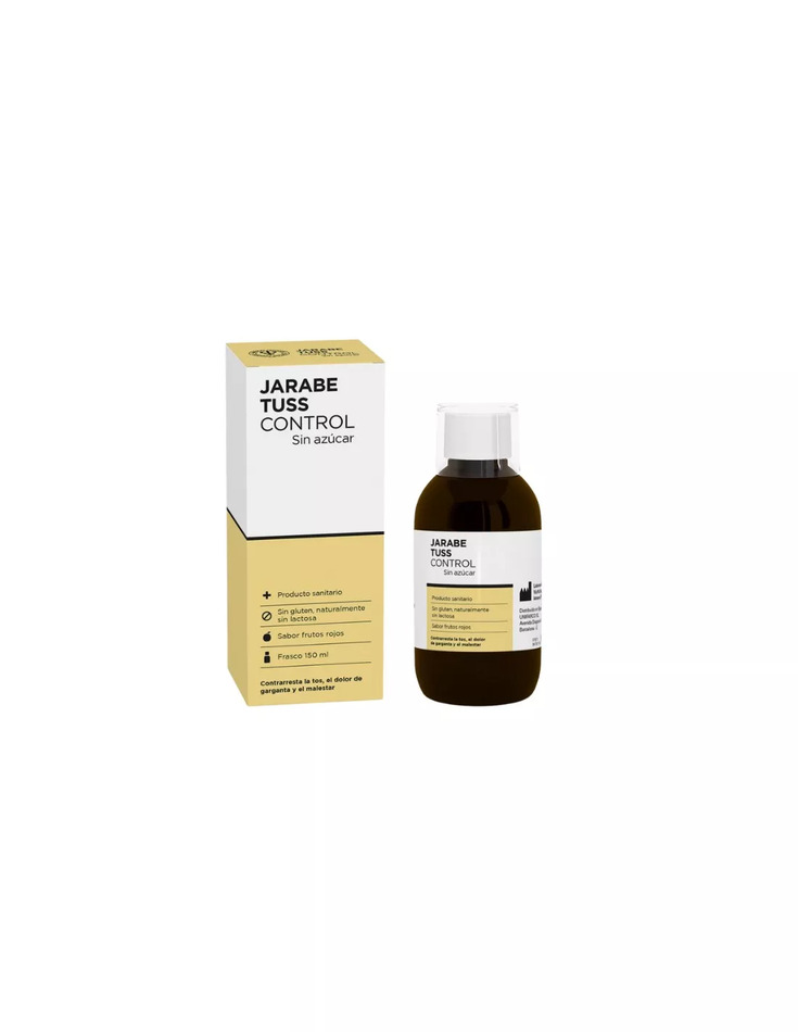 JARABE TUSS CONTROL SIN AZUCAR 150 ML para todos los tipos de tos