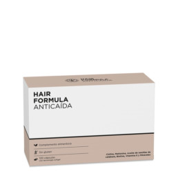 HAIR FORMULA ANTICAIDA FARMACIA LATASA 120 CAPSULAS CABELLO MAS FUERTE Y DENSO