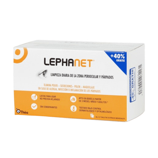 LEPHANET TOALLITAS ESTERILES 30 + 12 TOALLITAS