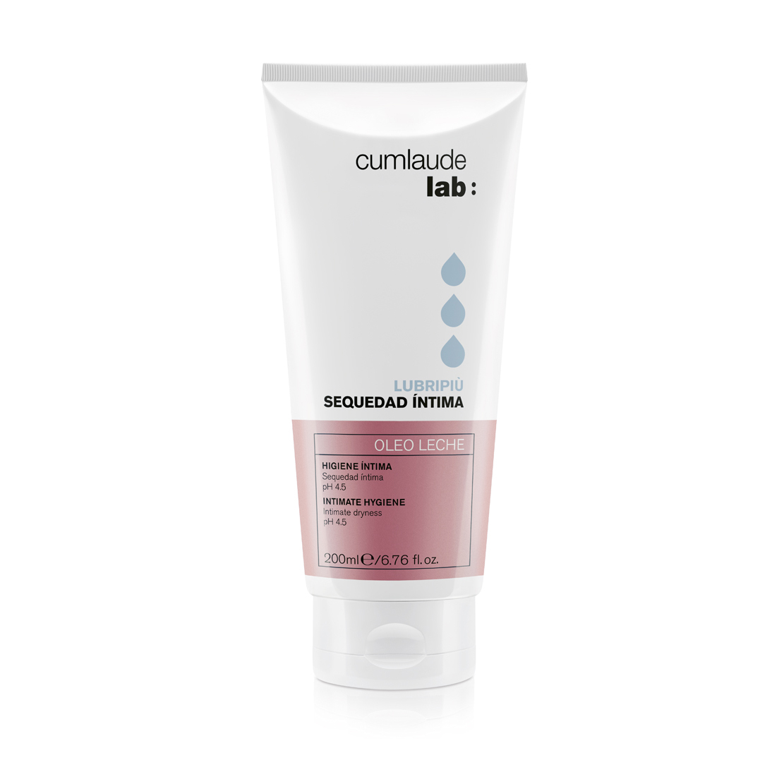 CUMLAUDE LAB: LUBRIPIU SEQUEDAD INTIMA OLEO LECHE HIGIENE 200 ML